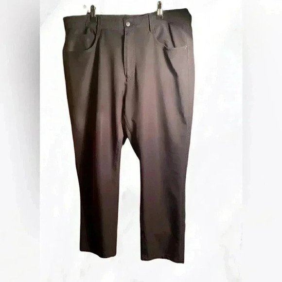 Footjoy casual athletic stretch lightweight 5 pckt blck performance golf pant 36 - Picture 2 of 5